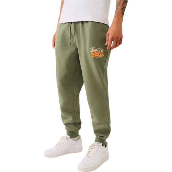 True Religion Men's Sweatsuit Size M Fleece Tracksuit Gift Set Olive Green NWT - Picture 2 of 11